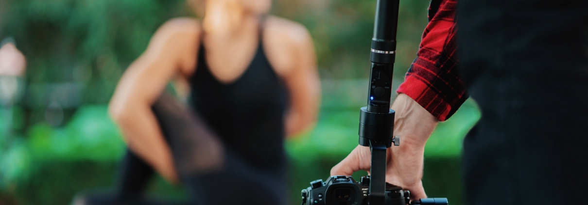 types of videography filming a yoga video