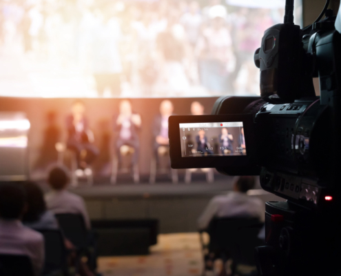 how to livestream events camera filming