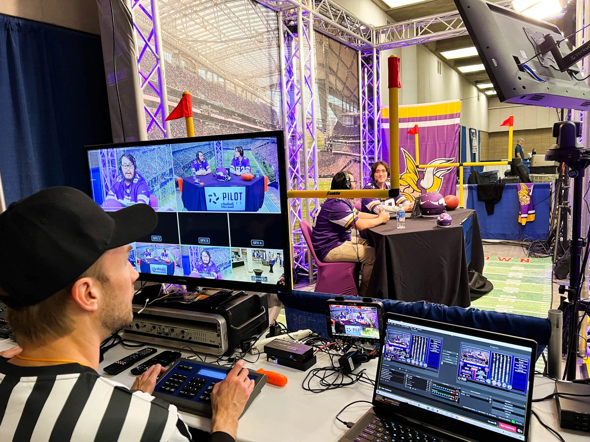 videographers working with minnesota vikings content