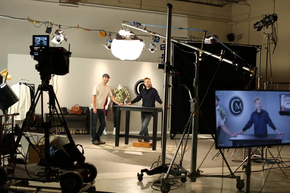 behind the scenes of video production for social media